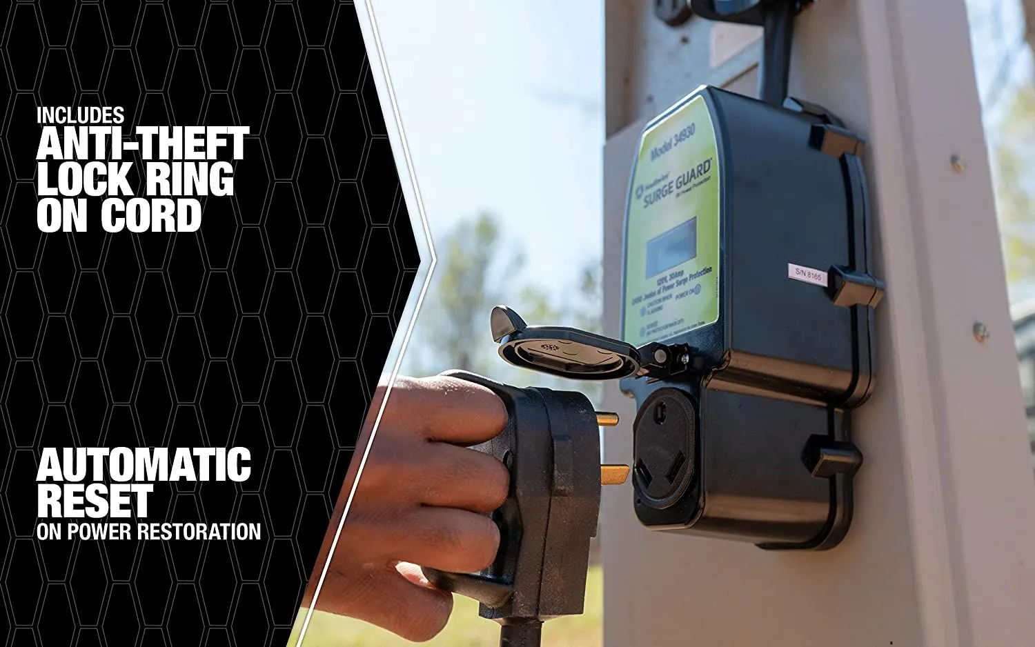 30A Portable Surge Guard W/Enh